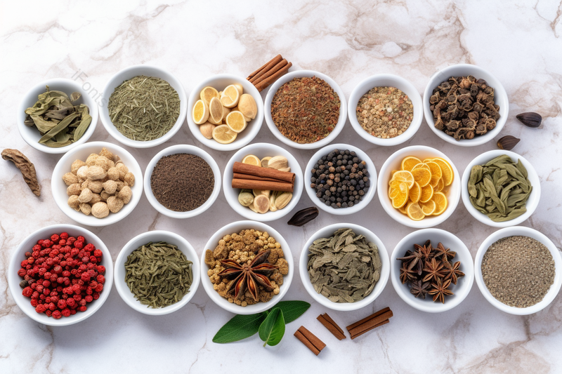 中国香料调料小碗碟茴香丁香摄影背景,高清,摄影图,摄影图片,图片大全,摄影图免费下载